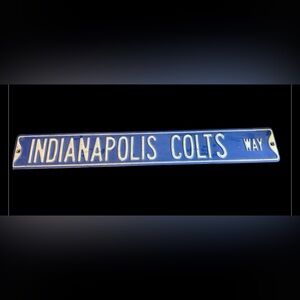 Indianapolis Colts Way Street Sign